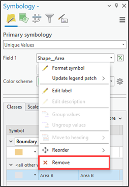 Removing a class from the duplicate layer