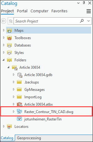 The exported CAD file