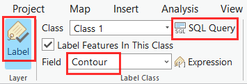 Configuration in Label tab.