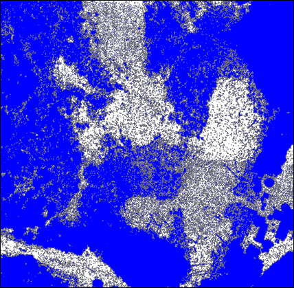 The surface above the reference plane between the two TIN layers