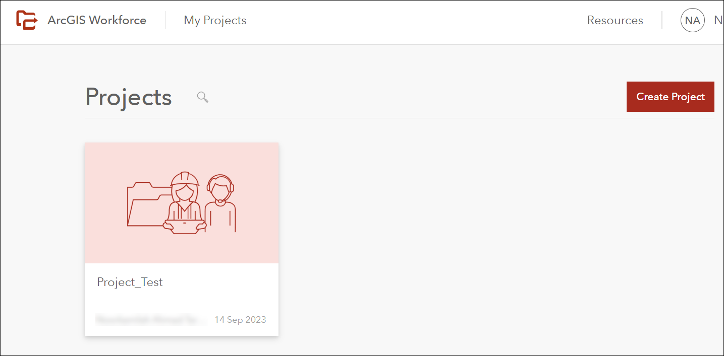 The Workforce project is displayed in the Workforce web app.