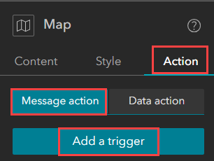 The image of the 'Add a trigger' button.
