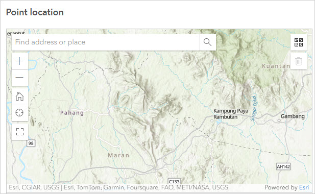 A survey in ArcGIS Survey123.