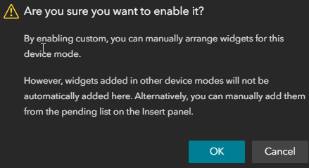 The 'Are you sure you want to enable it?' dialog box
