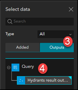 Query added to the Feature Info widget.