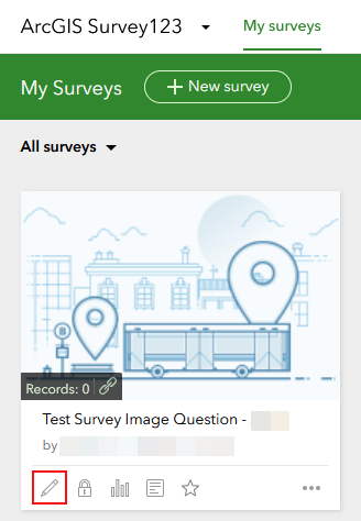 The main page on the ArcGIS Survey123 website.